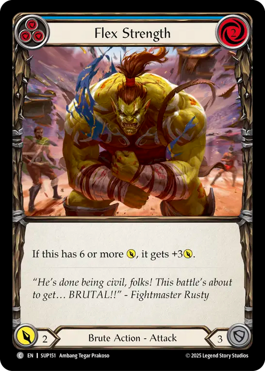 Flex Strength (BLUE) [SUP151] (Super Slam