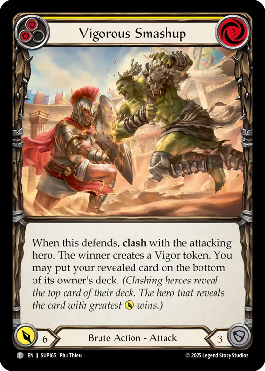 Vigorous Smashup (YELLOW) [SUP165] (Super Slam)