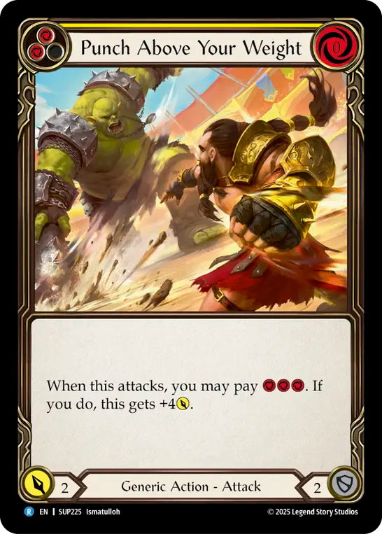 Punch Above Your Weight (YELLOW) [SUP225] (Super Slam)