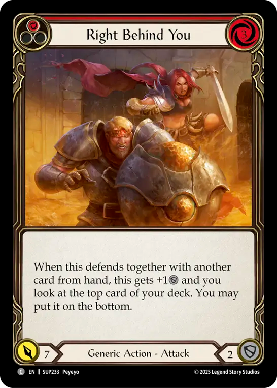 Right Behind You (RED) [SUP233] (Super Slam)