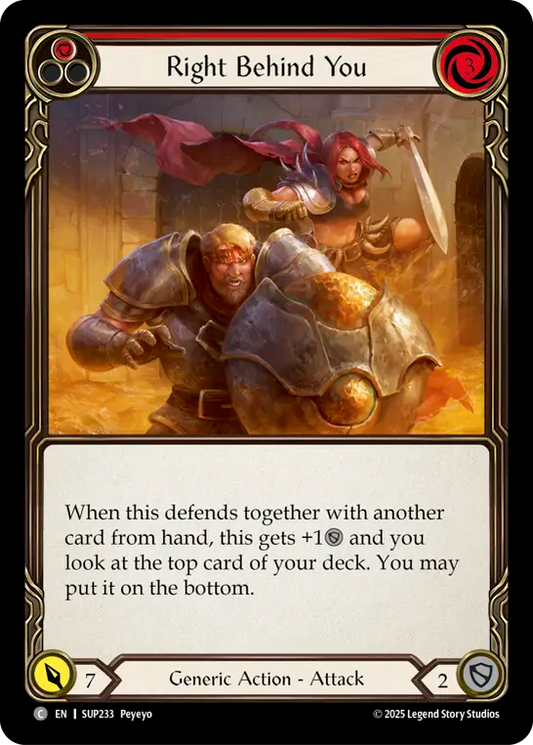 Right Behind You (RED) [SUP233] (Super Slam)
