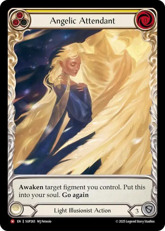 Angelic Attendant (Extended Art) [SUP265] (Super Slam) Cold Foil